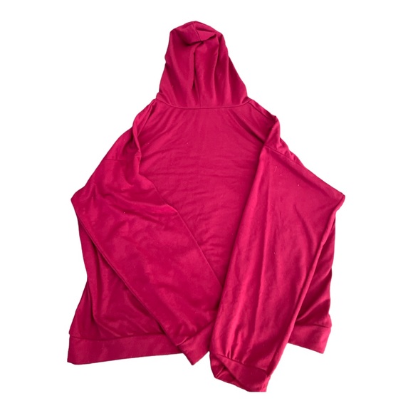 Burgundy Graphic Hoodie - Picture 2 of 2